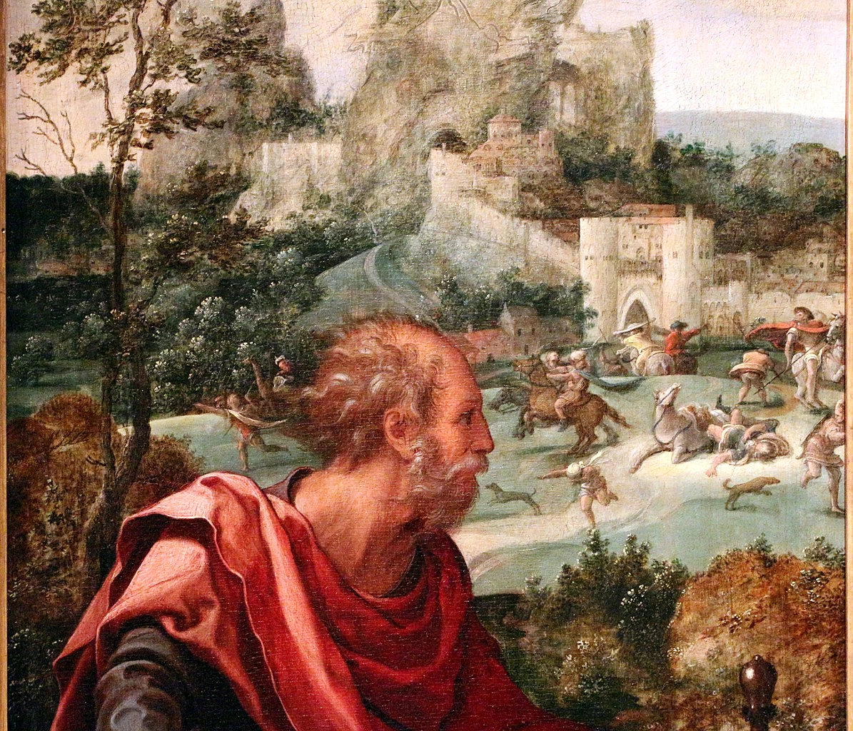 Trittico della crocifissione - Detroit Institute of Arts, dettaglio